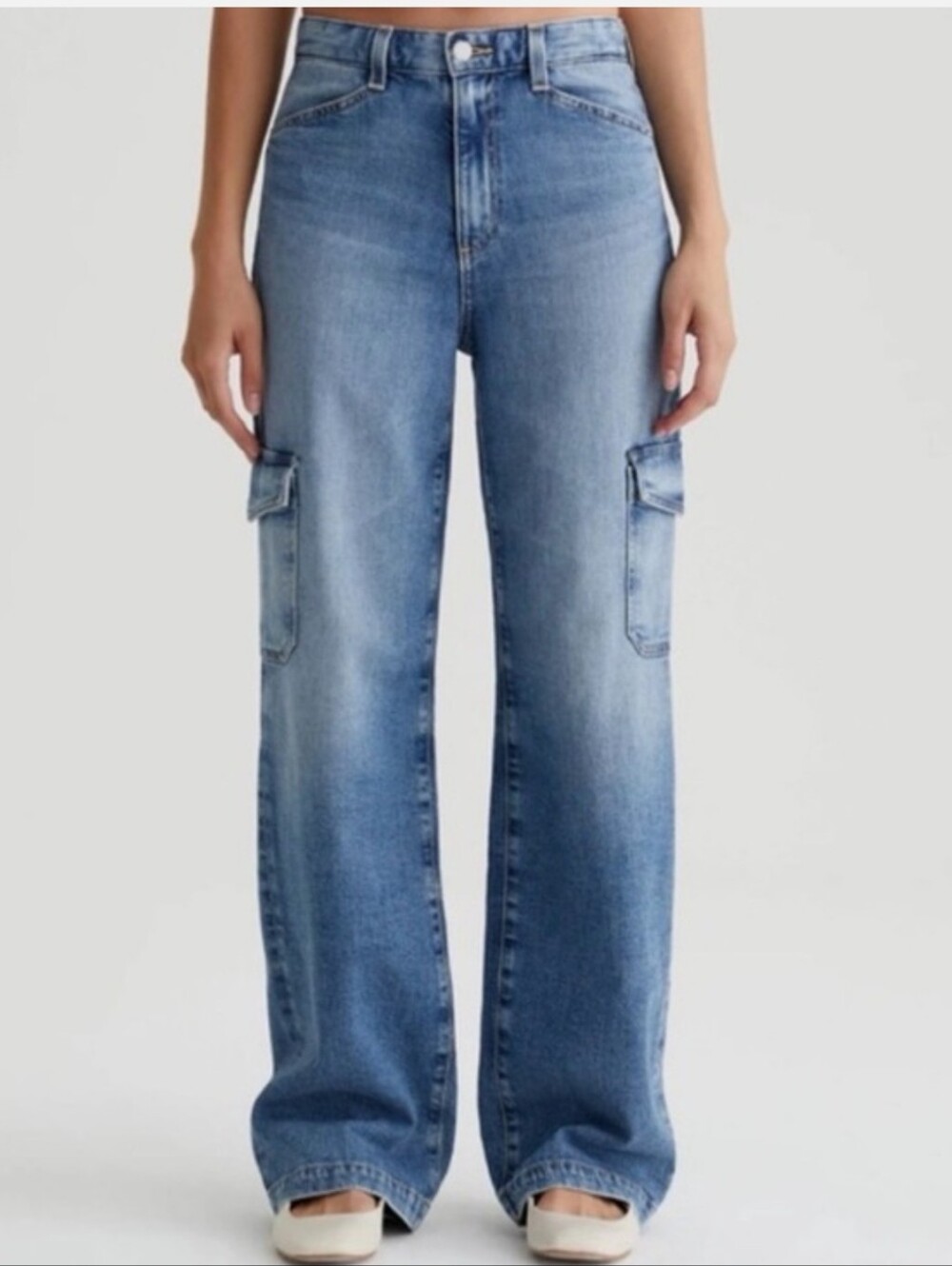 Ag Gatina Wide Leg Cargo Jean